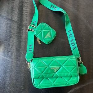 Green luxury inspired bag